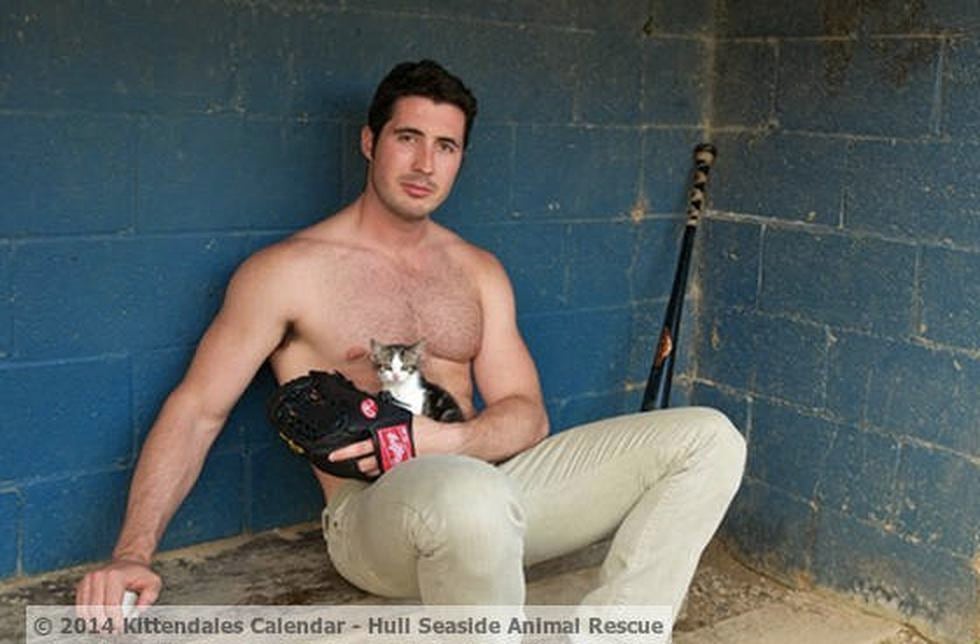 Kittendales: un calendario con hombres semidesnudos y gatos (FOTOS)
