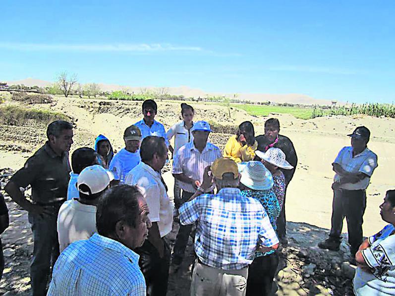Autoridades inspeccionan puntos críticos del Río Ica