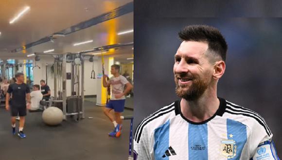 Popular frase que dejó Messi. (Foto Instagram/ AFP)