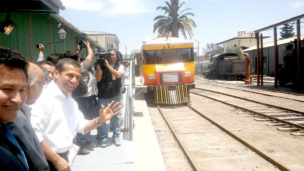 Tacna: Ollanta Humala participará de la reactivación del histórico ferrocarril Tacna-Arica