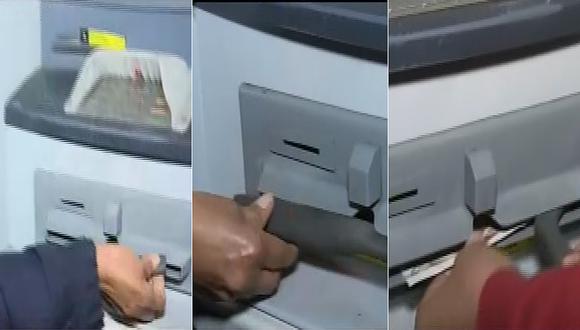 Callao: Revelan nueva modalidad de robo en cajeros automáticos (VIDEO)