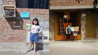 Niñas de SJM y Ate inauguran bibliotecas al paso para que sus vecinos ‘salgan’ de casa a través de los libros   