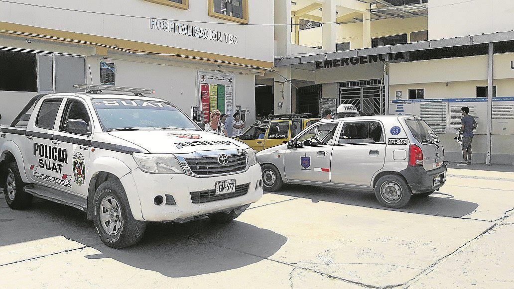 Transeúnte resultó herido al impactarle bala perdida en su pierna 