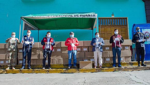 Huanta recibe 28 mil mascarillas comunitarias para reparto gratuito