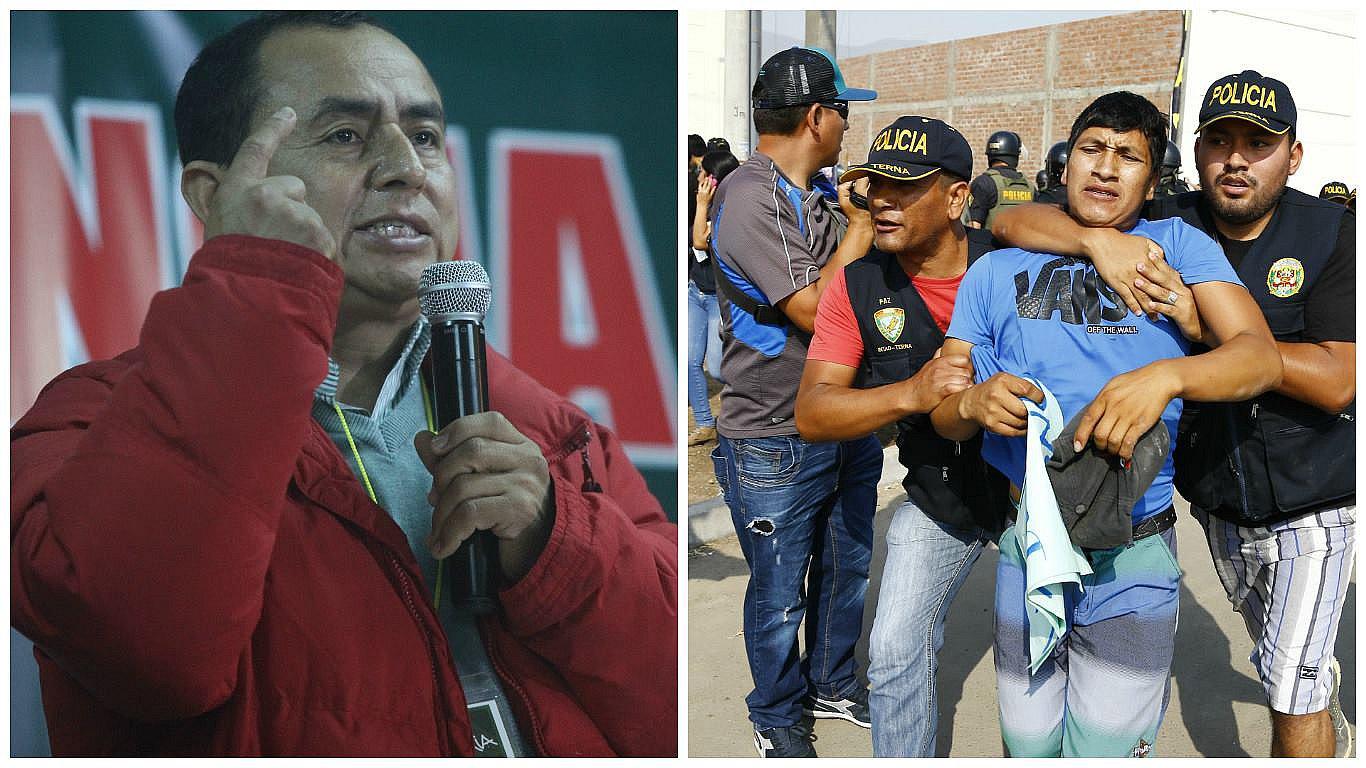 Puente Piedra: “es ilegal que se mantenga detenidos a  estos 55 ciudadanos”, dice Gregorio Santos