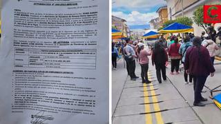 Ayacucho: Serenos y policía se enfrentan con vianderas por improvisación de la municipalidad