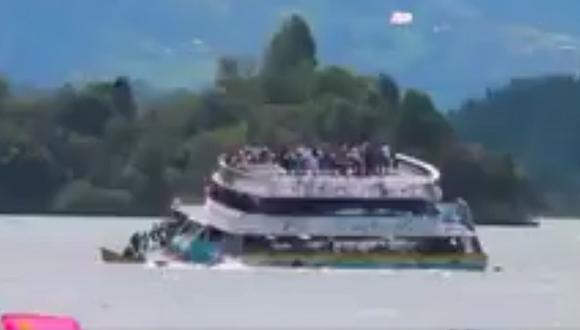 Colombia: ​Al menos 9 muertos tras hundimiento de barco que transportaba 170 turistas [VIDEO]
