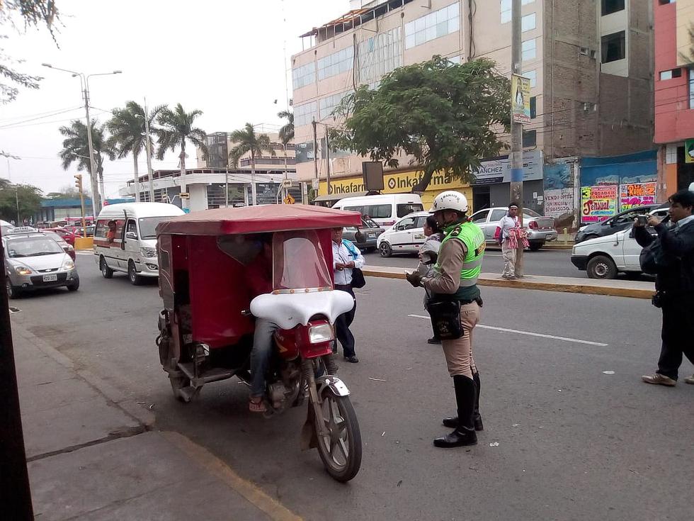 Chiclayo: Intervienen a mototaxistas que desacatan ordenanza municipal