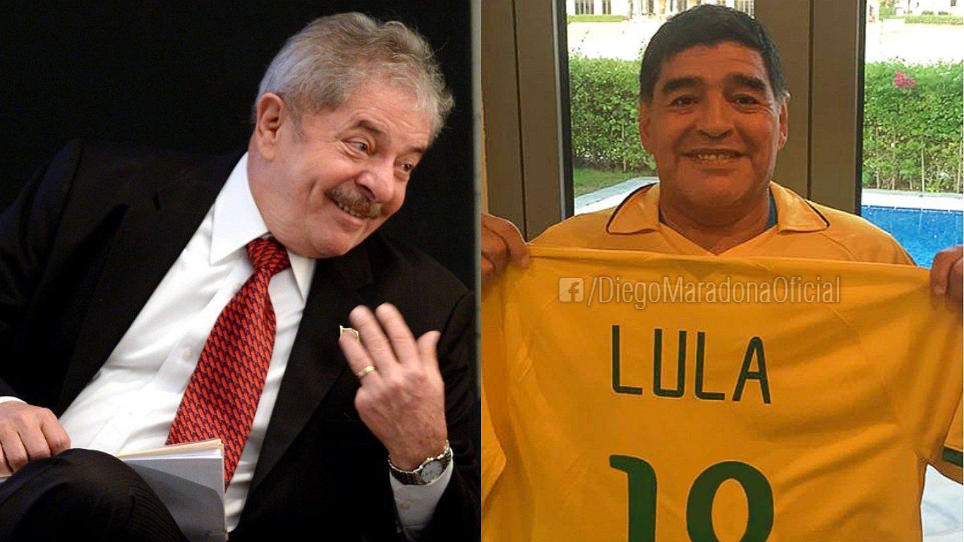 ​Maradona respalda a Lula da Silva: "Querido, el Diego está contigo!"