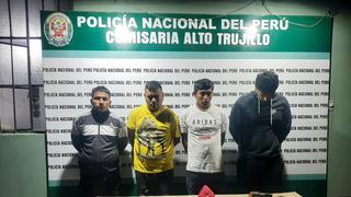 La Libertad: Detienen a los “Chacales de Alto Trujillo” por realizar disparos en velorio