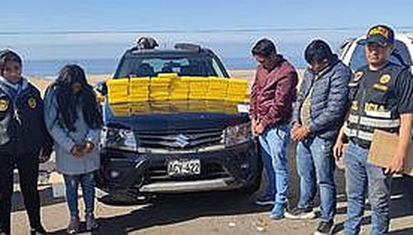 ​Amplían prisión preventiva contra policías y civiles detenidos con droga en Arequipa