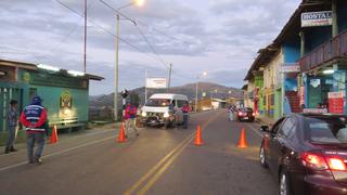Operativo contra transporte informal a Huamachuco en fiestas patronales