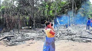 Incendio destruye casas y deja en la calle a tres familias en Pichanaki