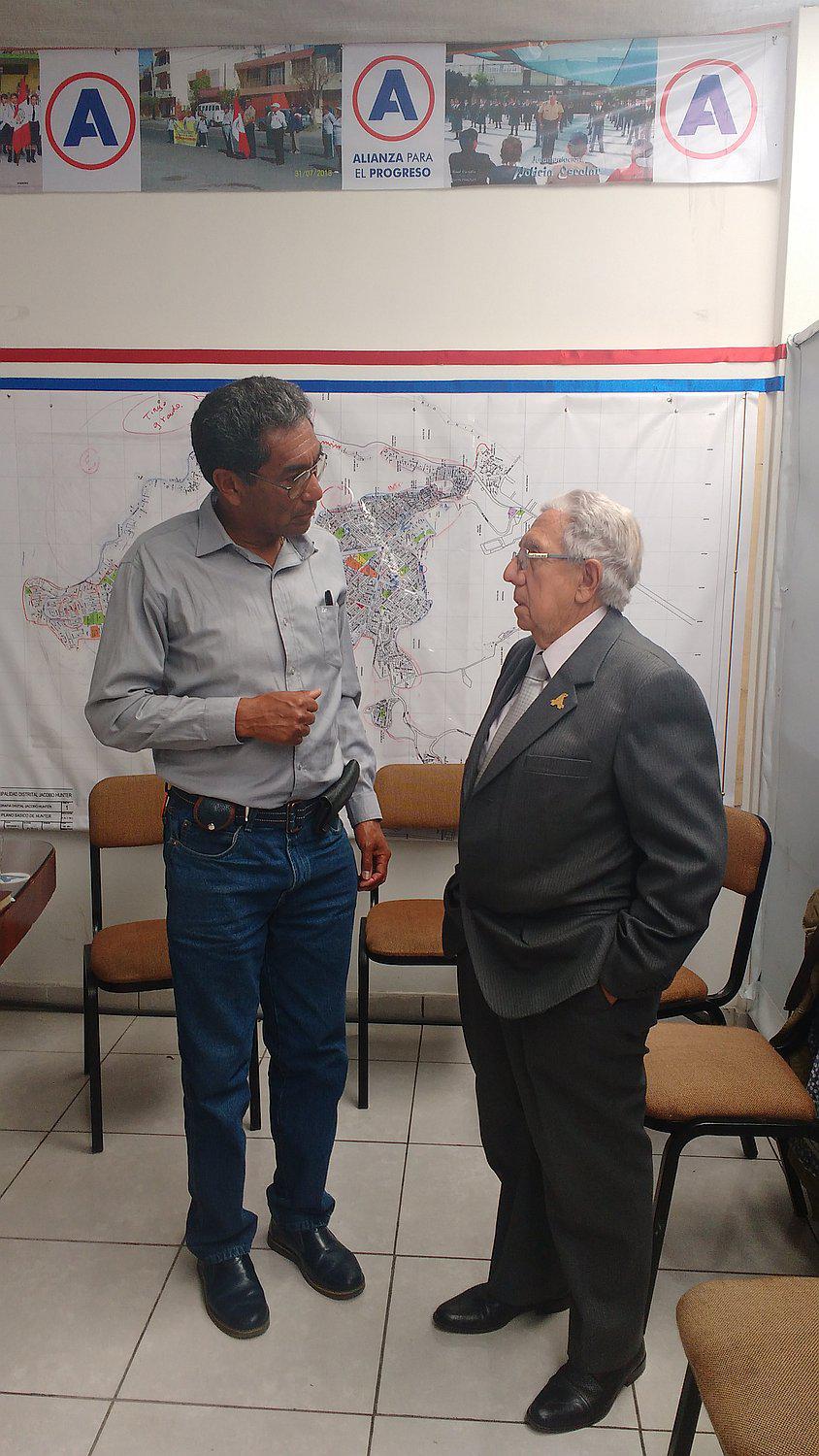 Alcalde de Jacobo Hunter se reunió con su futuro reemplazante