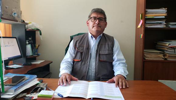 Luis Sumaria, gerente de Obras Publicas (Foto: GEC)