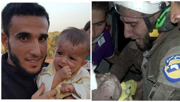 Así fue el emotivo reencuentro entre rescatista con bebé siria a la que salvó (FOTOS)