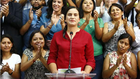 Verónika Mendoza: "Vamos a ser una oposición fiscalizadora"