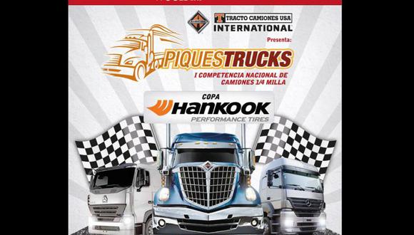 Realizarán carrera de piques con camiones de carga en Lima
