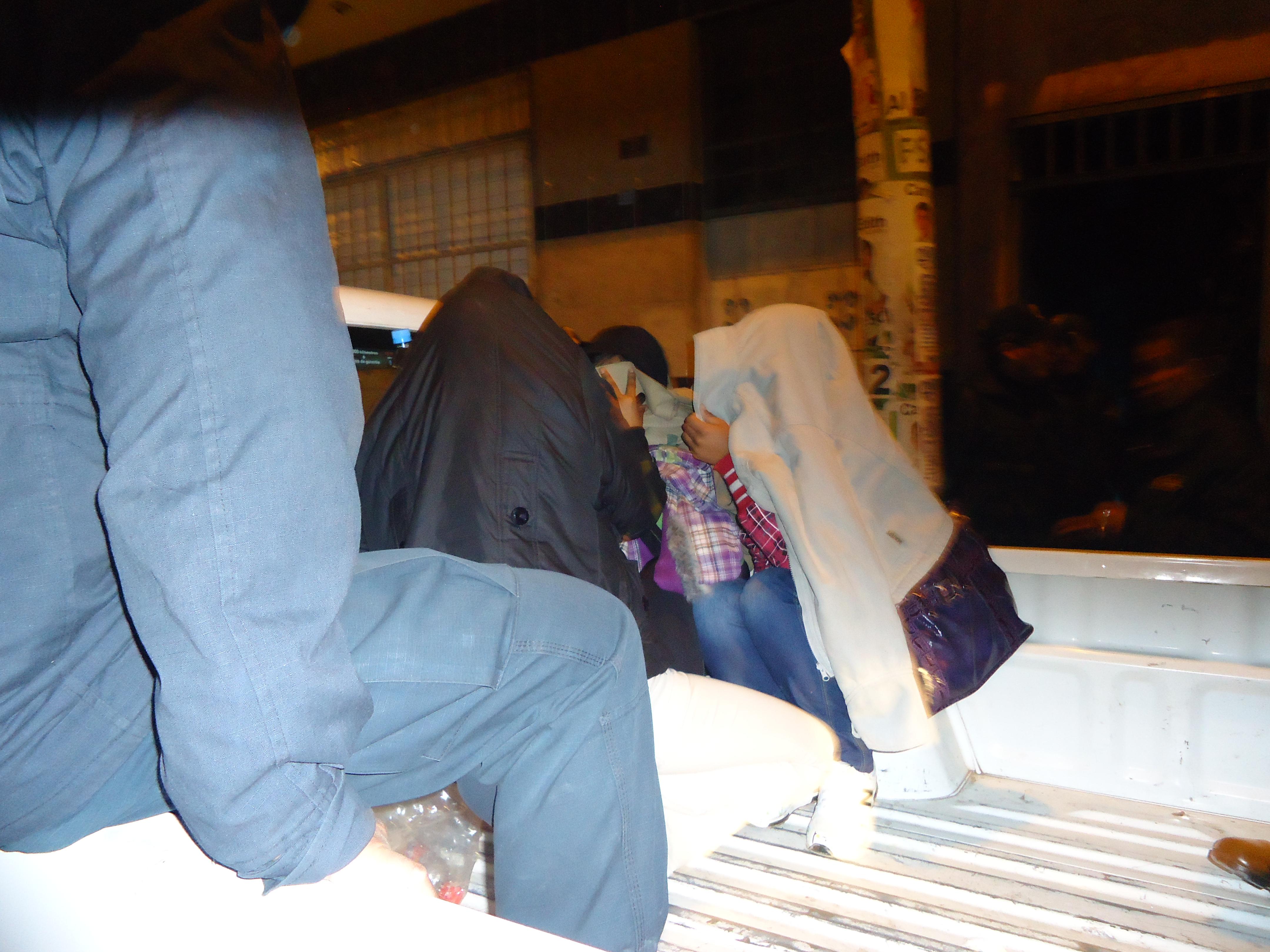 Detienen a siete féminas que ejercían la prostitución