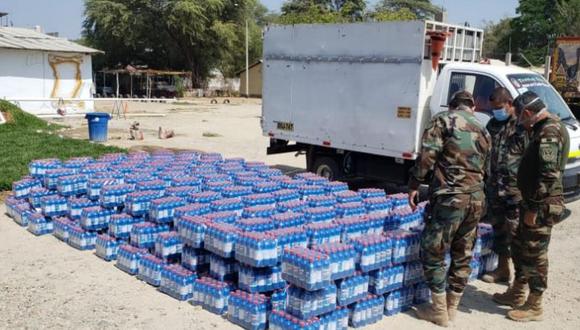 Piura: intervienen camión con más de 4800 botellas de lejía sin documentación