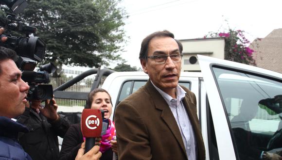 Martín Vizcarra no podrá asumir el cargo de congresista tras ser inhabilitado por 10 años por el Parlamento. (Foto: Leandro Britto/GEC)