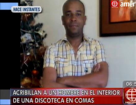 Matan a balazos a sujeto en Comas 