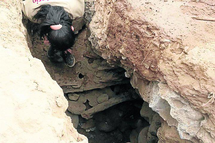 Nasca: paralizan construcción de mercado por hallazgo de restos arqueológicos