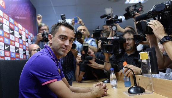 Xavi Hernández se despide del Barcelona para jugar en Catar 