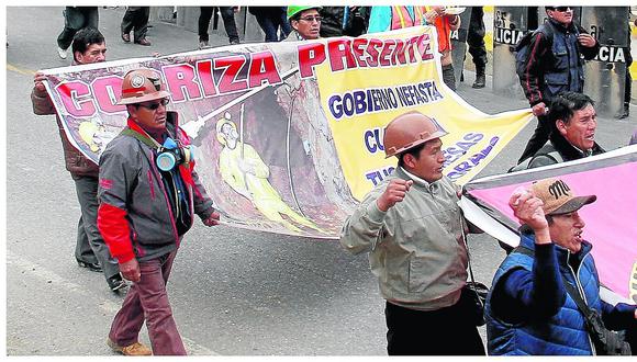Trabajadores piden al Gobierno Central que se venda mina Cobriza