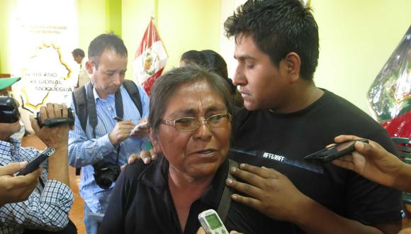 Moquegua: Viuda de extrabajador buscó a gobernador pero él la ignoró