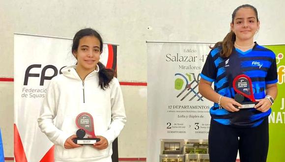 Piuranas lograron los primeros puestos en el Torneo Nacional de Squash en la categoría Sub 15.