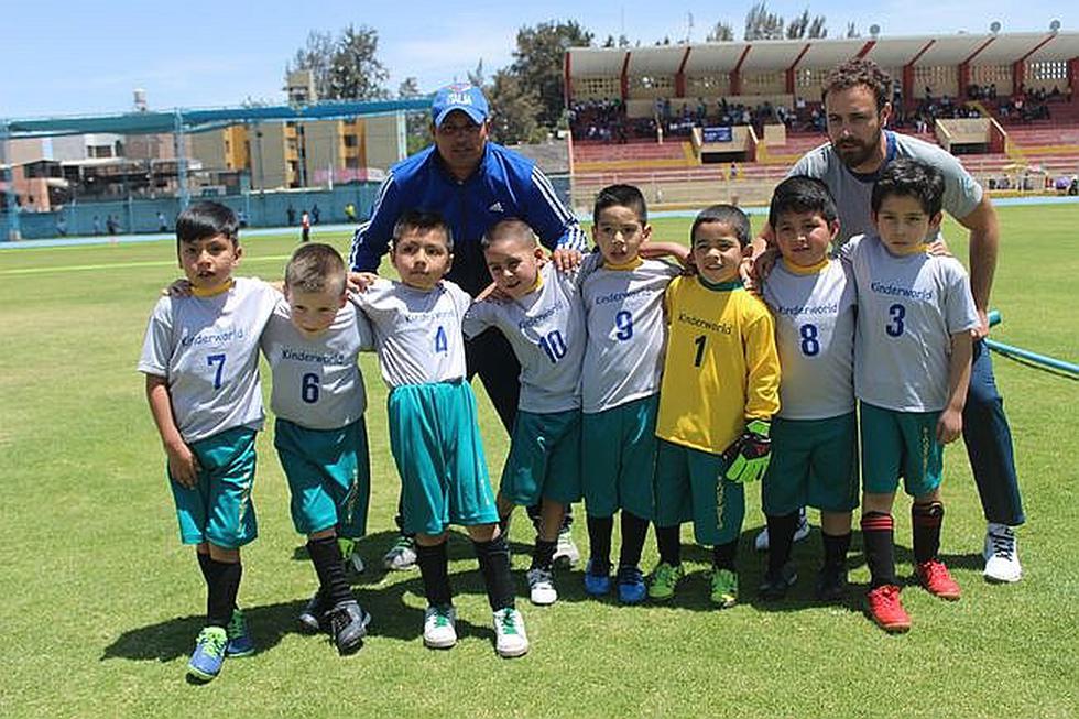 Pequeños iniciaron su participación en el fútbol de los Juegos de Nivel Inicial (FOTOS)
