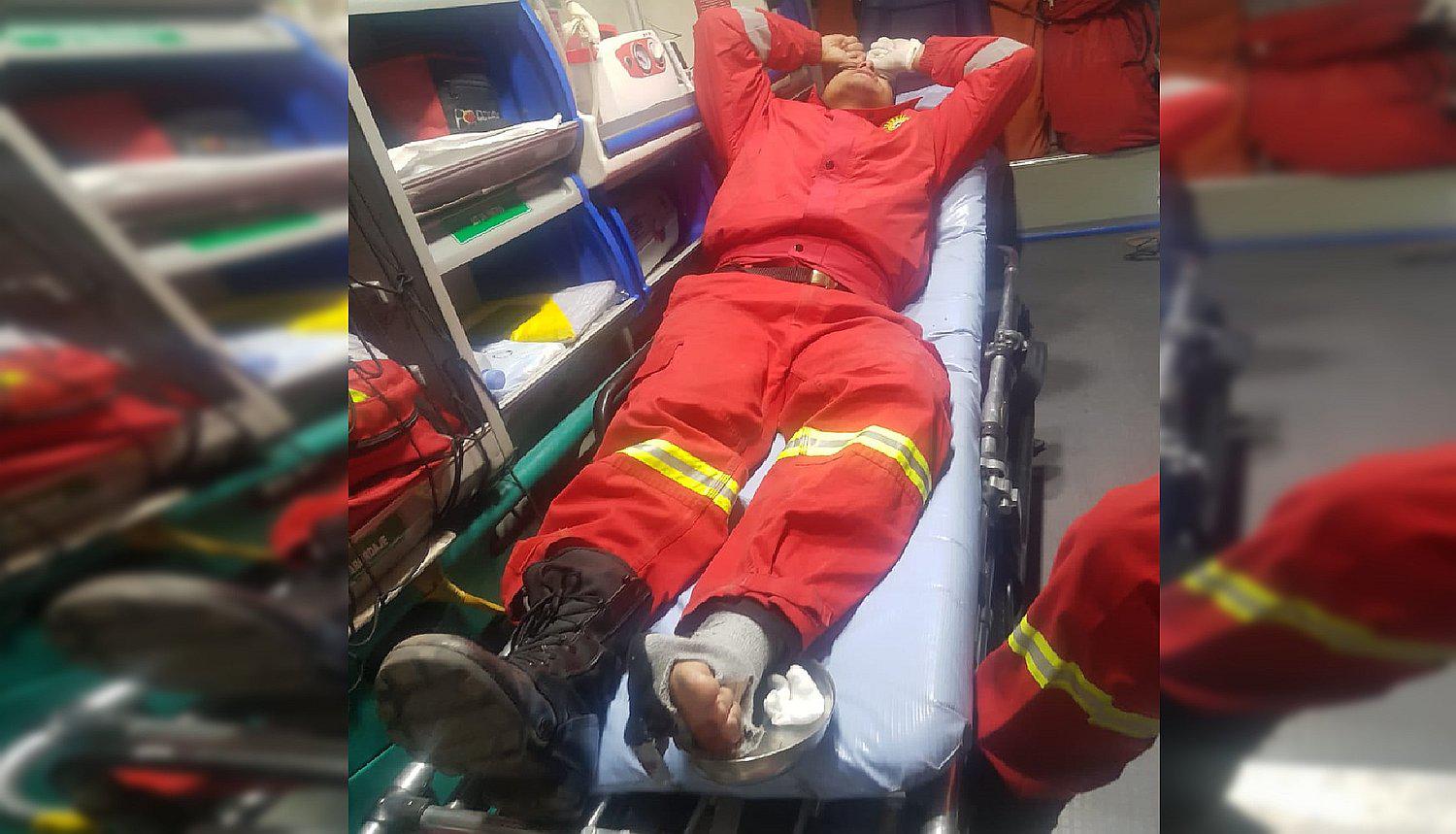 EsSalud Cusco se pronuncia tras negarle atención a bombero accidentado en acto de servicio (FOTOS)