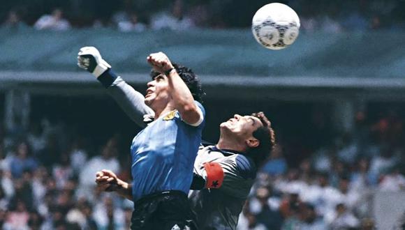 Diego Maradona: Peter Shilton no lo perdona por gol con la mano.  (Foto: Getty Images)