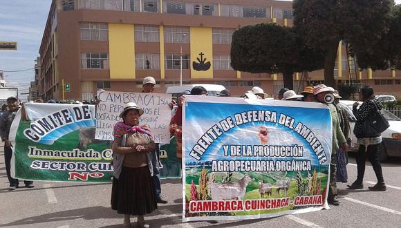 Juliaca: comuneros se oponen a celdas de emergencia en Yocará