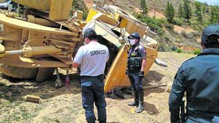 Cargador frontal se despista, aplasta y causa la muerte de un trabajador en Tarma