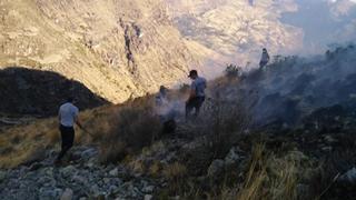 Incendio forestal causa temor en provincia de Churcampa