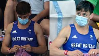 Tokio 2020: clavadista Tom Daley tejió en plena competencia y se hizo viral