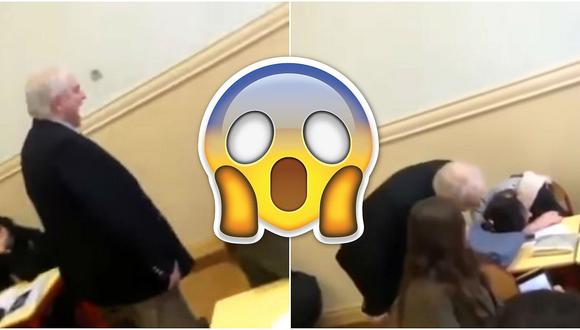 Youtube: ella se durmió en clase y su profesor reaccionó así (VIDEO)