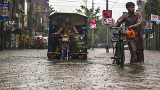 Aumentan a 110 los muertos por las lluvias en el este de Pakistán
