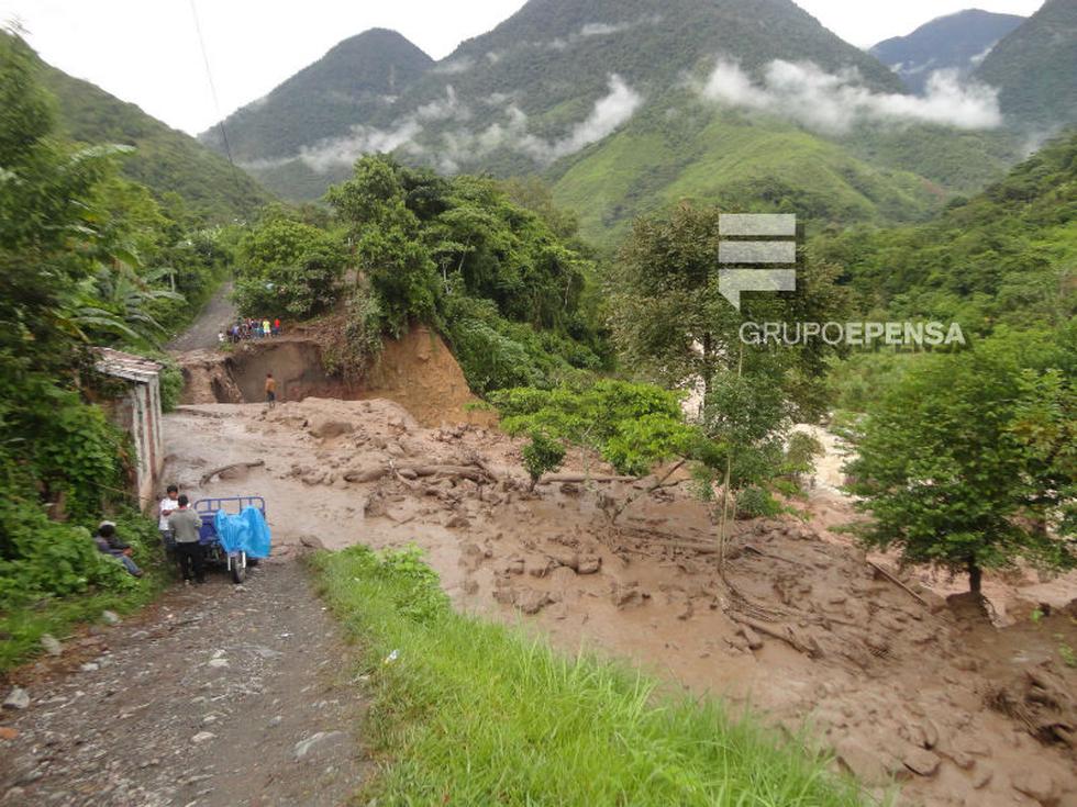 FOTOS: En Monobamba 300 personas sufren de sed y hambre tras huaicos
