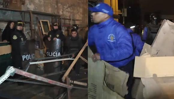 Municipalidad de Lima retira a comerciantes informales de Mesa Redonda (VIDEO)
