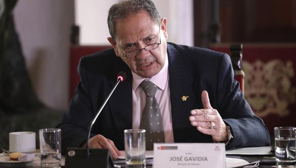 Gavidia declaró a la prensa desde el Cuartel General del Ejército. (Foto: Presidencia)