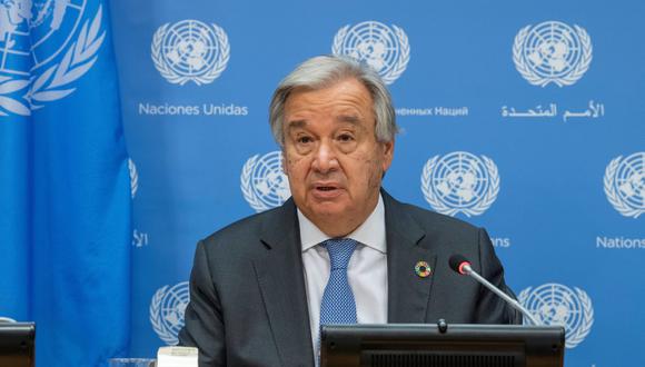 El secretario general de la ONU, Antonio Guterres, recordó que cualquier ataque indiscriminado contra estructuras civiles y de medios de comunicación viola el derecho internacional. (EFE/Eskinder Debebe/ONU).