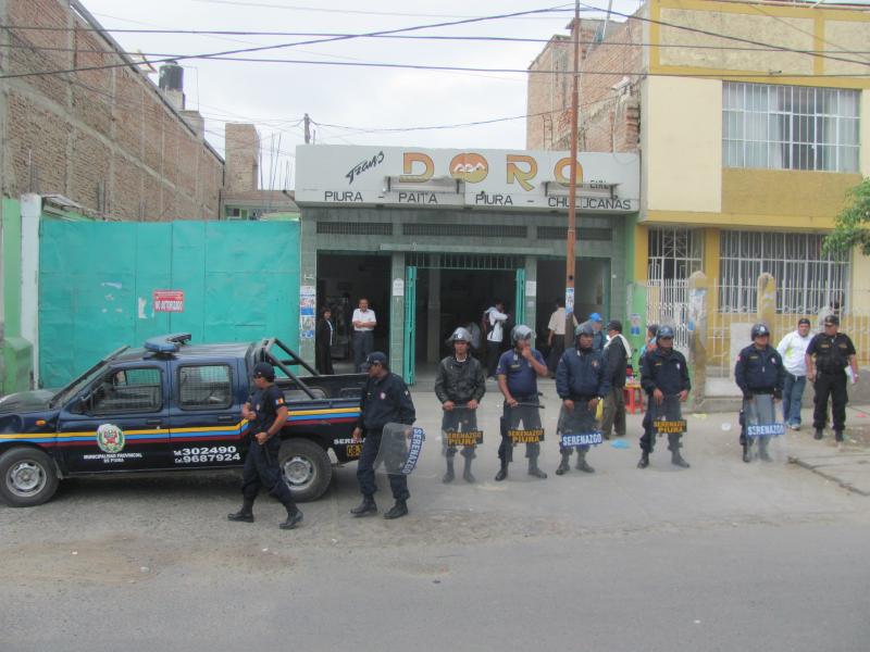 Terminal de la empresa Dora fue clausurado