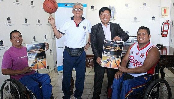 Campeonato Nacional de Básquet sobre silla de ruedas se juega en Trujillo 