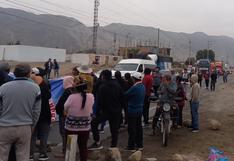 Toma de Lima: Agricultores bloquean carretera hacia la sierra de Áncash