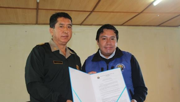 Comandante PNP Edson Hernán encabeza comisaría de Jauja 