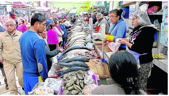 ​Se duplica venta de pescado y su precio normal sube en un sol más
