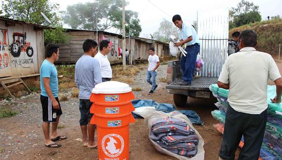 Vraem: damnificados por incendio en Santa Rosa Alta reciben ayuda humanitaria